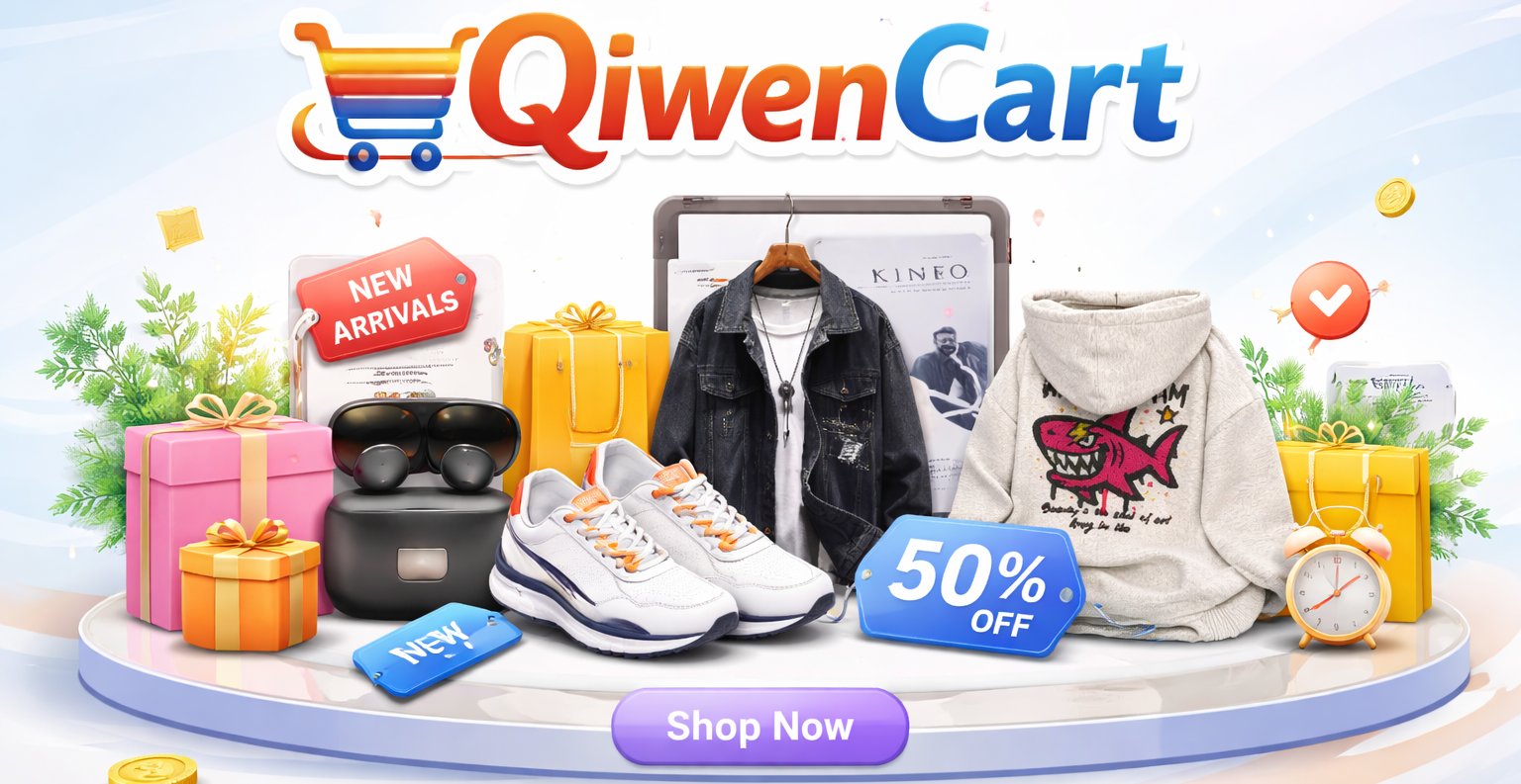 QiwenCart hero banner